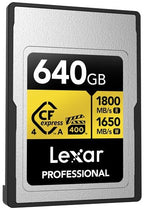 Lexar Professional Gold 4.0 CFexpress Type A 640GB VPG400 R1800/W1650 MB/s