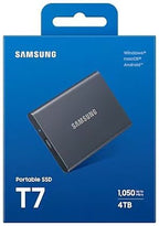 Samsung Portable SSD T7 4TB Titan Grau