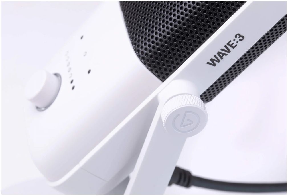 Elgato Wave:3 weißes USB-Mikrofon