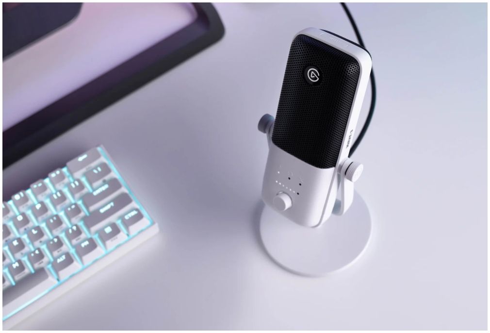 Elgato Wave:3 weißes USB-Mikrofon