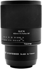 Tokina SZX Super Tele 400mm f/8.0 Reflex MF Nikon Z + 2x Extender