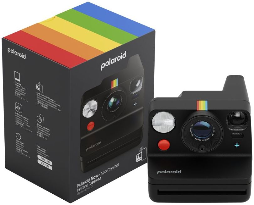 Polaroid Now+ Gen 3 Camera - Black OUTLET
