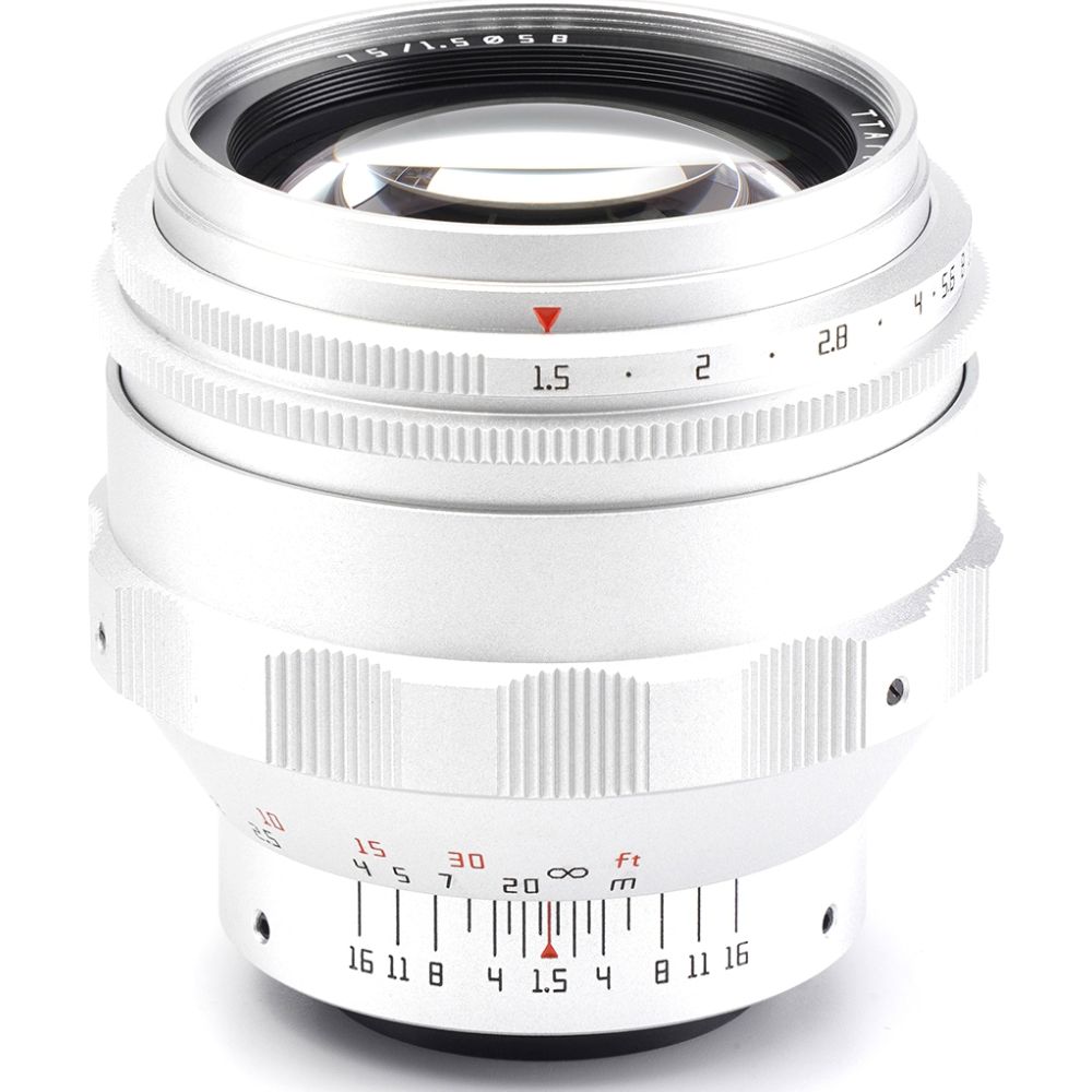 TTARTISAN 75mm f/1.5 for M42 (Full frame), silver