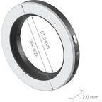 SmallRig 5203 Vibe P30 67mm Ring LED Video Light (Universalgewinde Filter Adapter Kit)