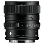 SIGMA 20mm f/2 DG Contemporary Sony E-Mount - Schwarz