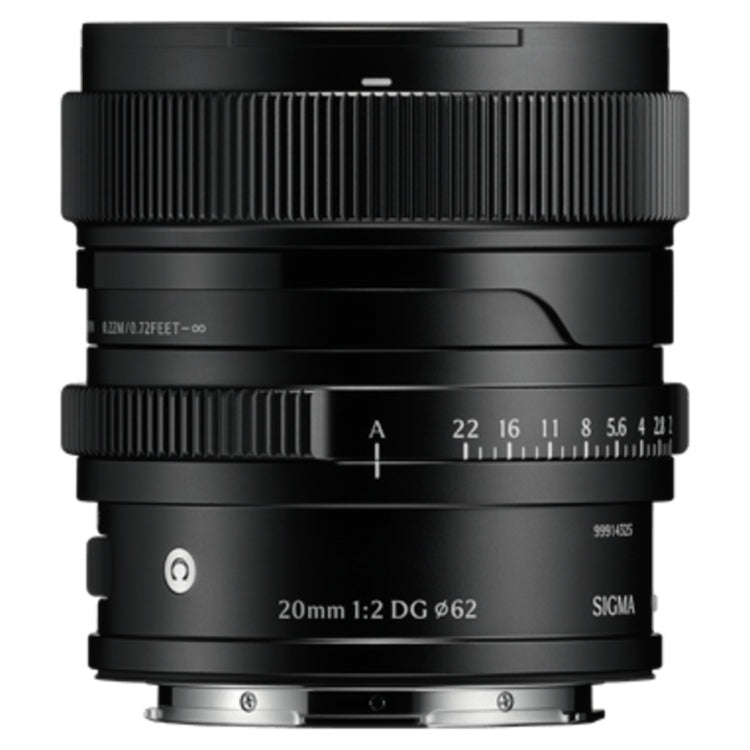 SIGMA 20mm f/2 DG Contemporary Sony E-Mount - Schwarz