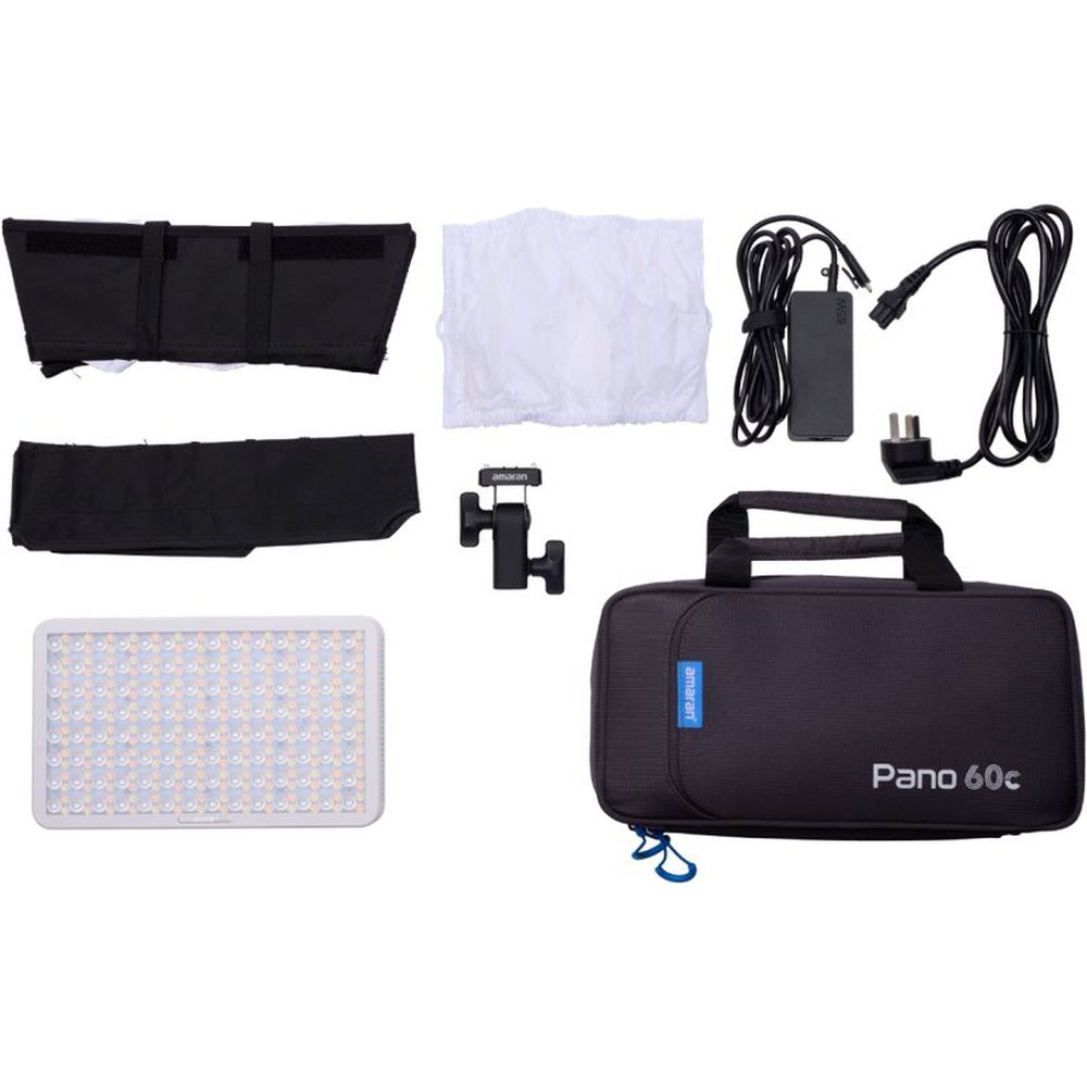 Amaran Pano 60c Kit, Holzkohle (EU-Version)