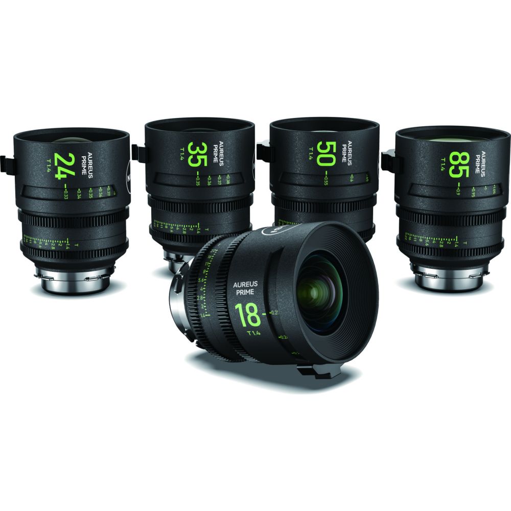 NiSi AUREUS PRIME SET PL-Mount (18/T1.4, 24/T1.4 ,35/T1.4, 50/T1.4, 85/T1.4), 1x Hardshell Schutzhülle