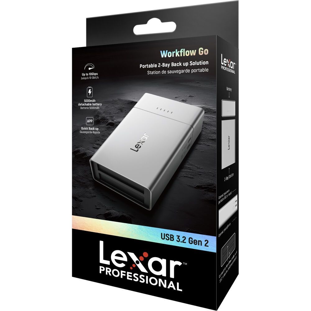 Lexar Workflow Go Portable SSD - Backup-Gehäuse
