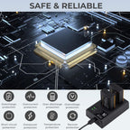 K&F Concept LP-E17 Duales Batterieladegerät USB-C