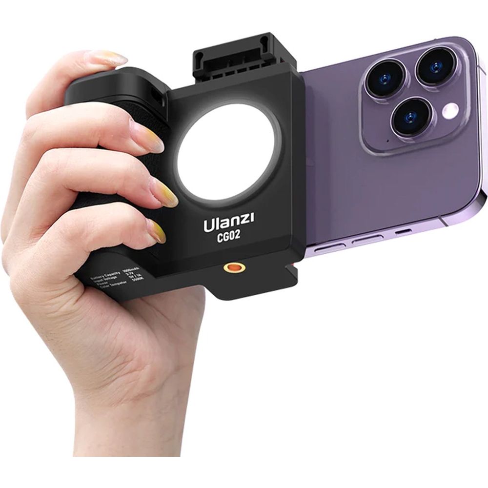 Ulanzi CapGrip LED CG02 - Griff mit Videoleuchte