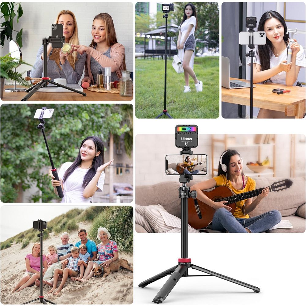 Ulanzi MT-44 Selfie Stick Stativ Telefon und Kamera, 146cm