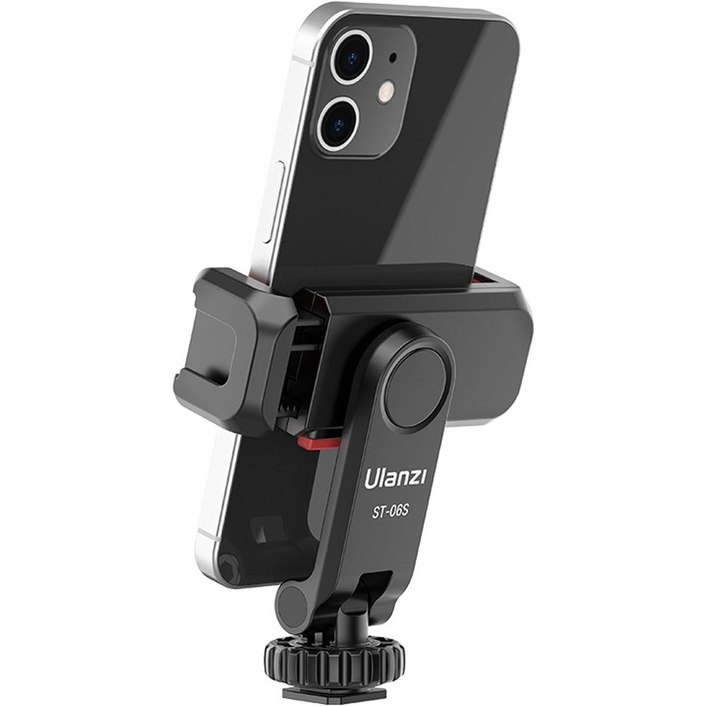 Ulanzi ST-06S neigbarer Telefonhalter mit Klemme Kunststoff