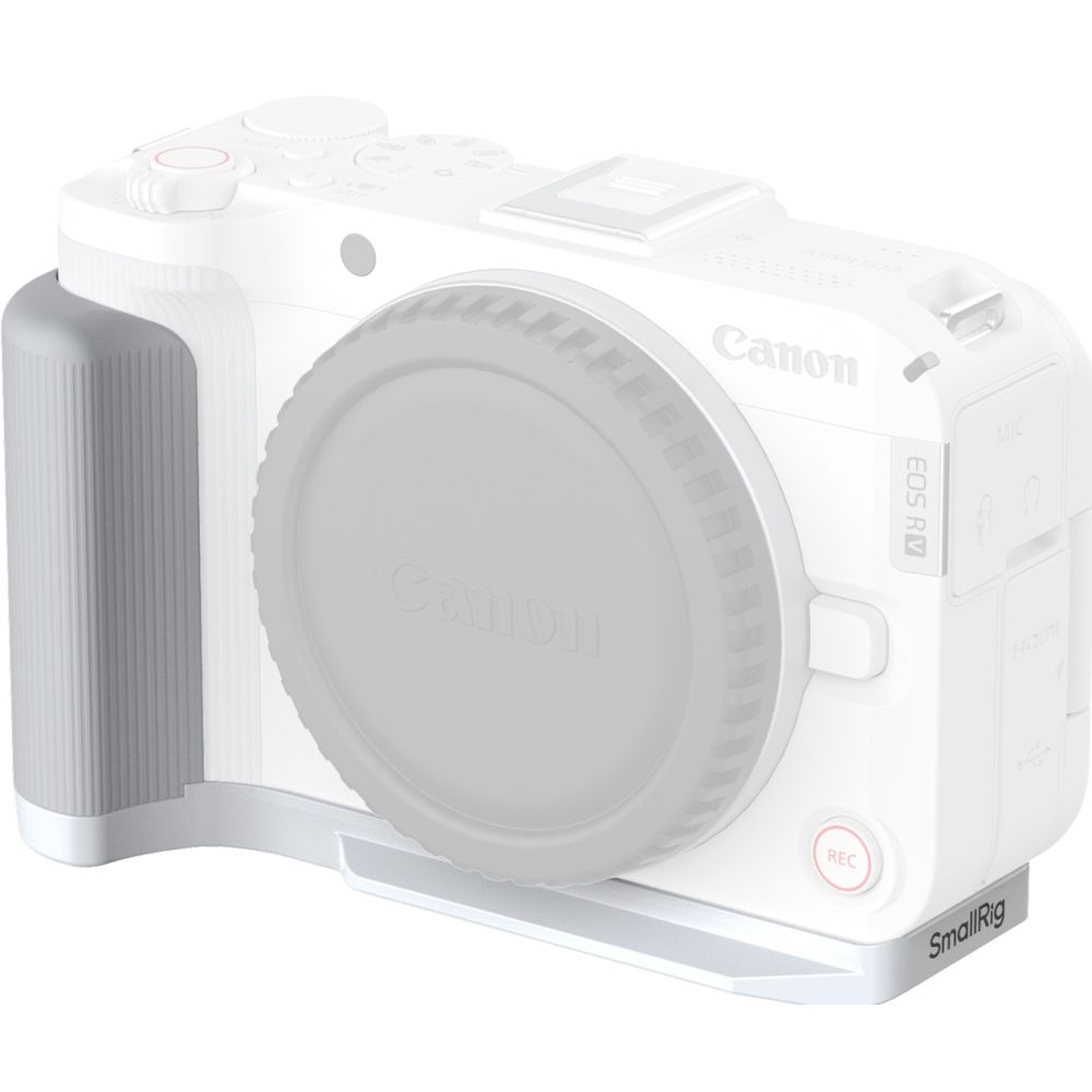 SmallRig 5430 L-förmige Montageplatte mit Handgriff für Canon EOS R50 V, weiß