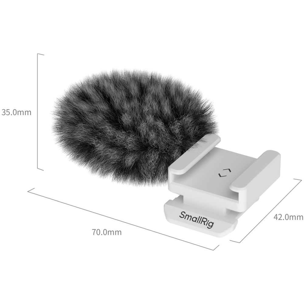 SmallRig 5434 Furry Windscreen Kit für Canon EOS R50 V (2 Stck.)