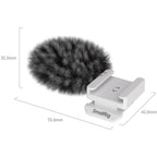 SmallRig 5434 Furry Windscreen Kit für Canon EOS R50 V (2 Stck.)