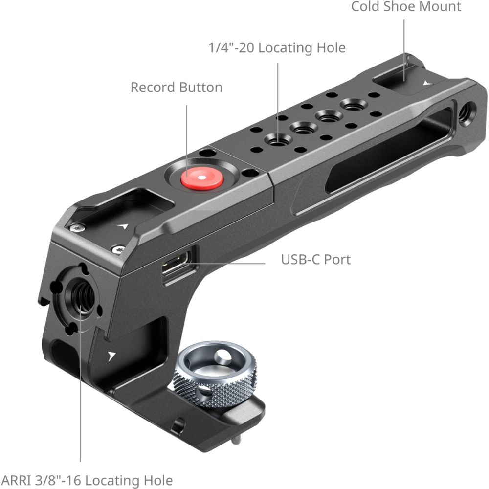 SmallRig 4927 Top Handle mit Rec Trigger (ARRI Fixierschraube)