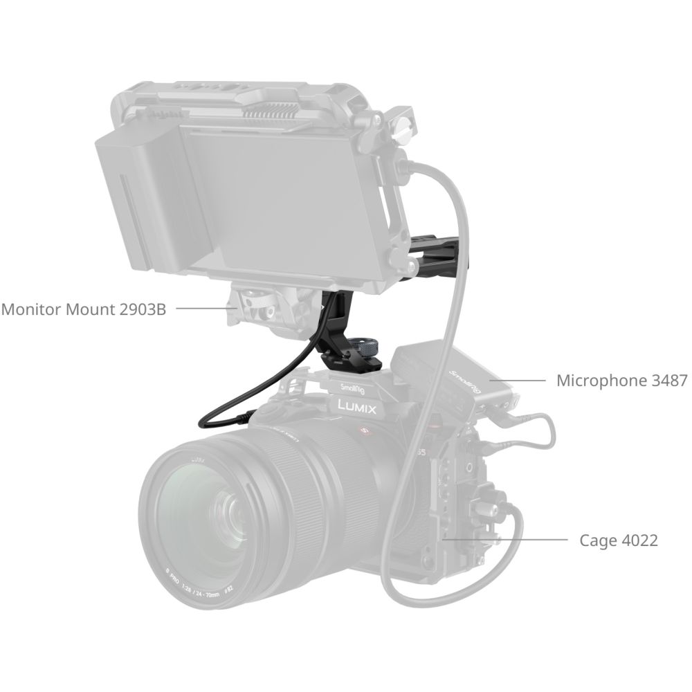 SmallRig 4927 Top Handle mit Rec Trigger (ARRI Fixierschraube)