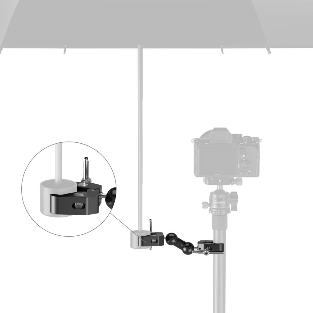 SmallRig 5331 Doppelkopf-Klemme in Krabbenform