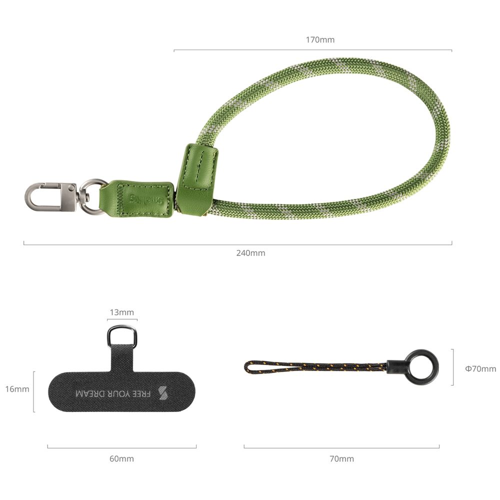 SmallRig 5303 FilMov Phone Wrist Strap, grün