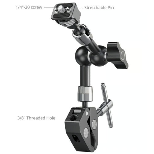 SmallRig 5310 Magic Arm with Crab-Shaped Clamp (7")