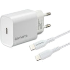 4smarts Ladegerät 20W + 1,5mtr USB-C Kabel
