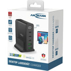 Ansmann DC5140PD Tischladegerät 140W mit Display