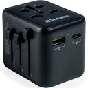 Verbatim UTA-02 Weltweiter Reiseadapter + USB-A & USB-C