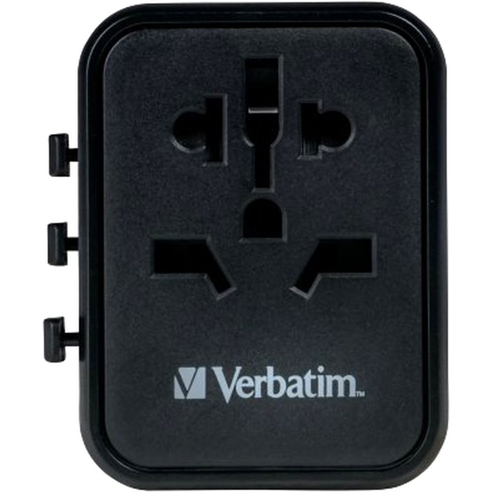 Verbatim UTA-02 Weltweiter Reiseadapter + USB-A & USB-C