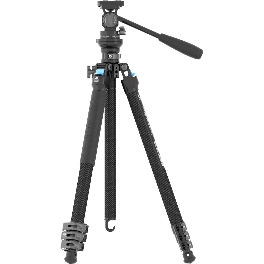 Sirui Landscape Carbon Stativ Kit L-224FL + KV-5 Videokopf (mit Flip Lock)