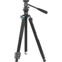 Sirui Landscape Carbon Stativ Kit L-224FL + KV-5 Videokopf (mit Flip Lock)