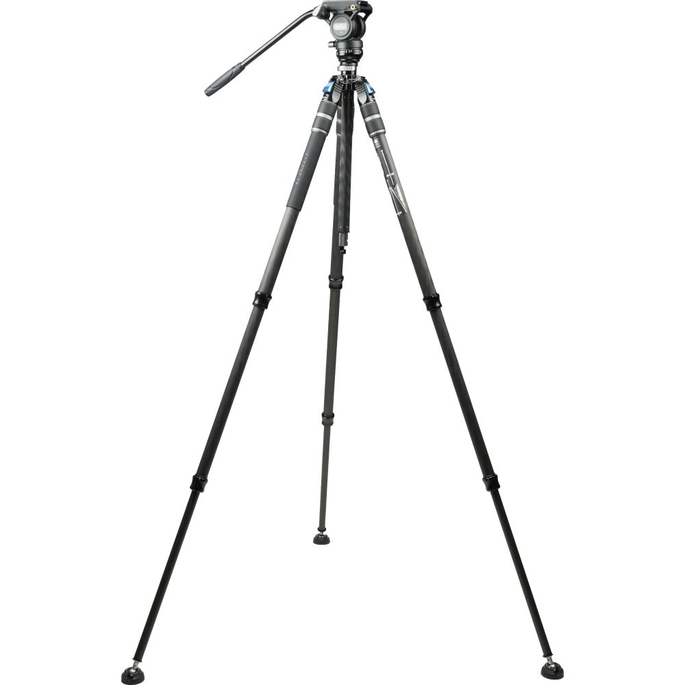 Sirui SVS60+S3 One-step Carbon Fiber Height Adjustment Video Tripod Kit