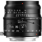 TTartisan APS-C Tilt 35mm f/1.4 Fuji X Mount Black