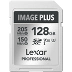 Lexar Image Plus SD-Karte UHS-I V30 R205/W150 MB/s - 128GB