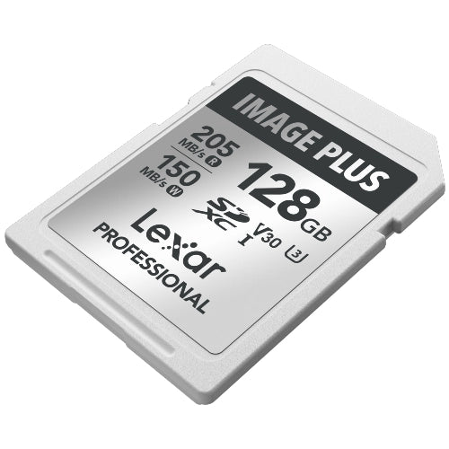 Lexar Image Plus SD-Karte UHS-I V30 R205/W150 MB/s - 128GB
