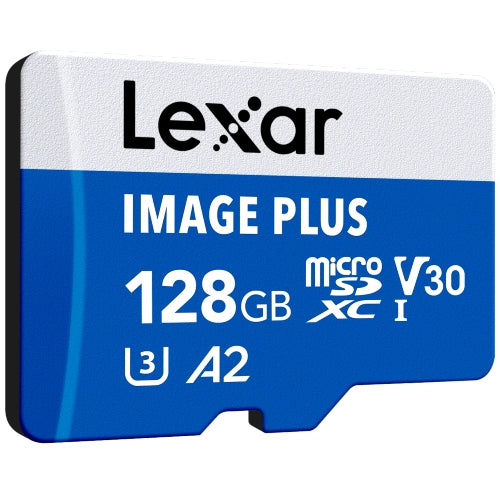 Lexar Image Plus MicroSD-Karte UHS-I V30 R100 MB/s - 128GB