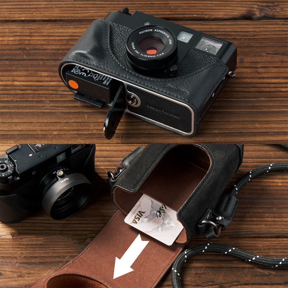 SmallRig 5219 Leather Case Kit for FUJIFILM X half, black