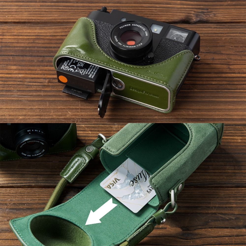 SmallRig 5220 Leather Case Kit for FUJIFILM X half, green