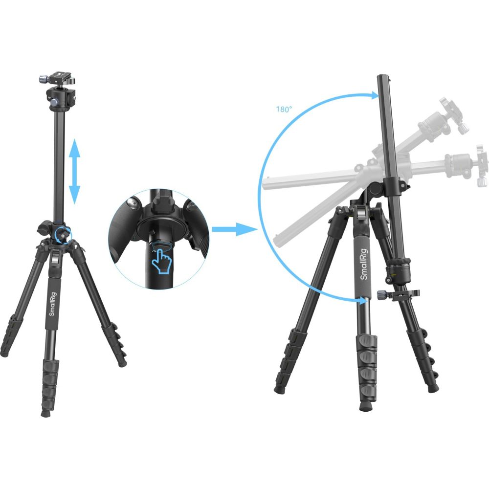 SmallRig 5290 CT25 Professionelles Überkopf-Kamerastativ