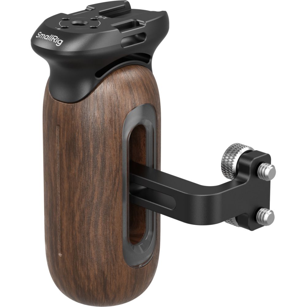 SmallRig 5237 Seitengriff aus Holz mit 1/4"-20 Schrauben
