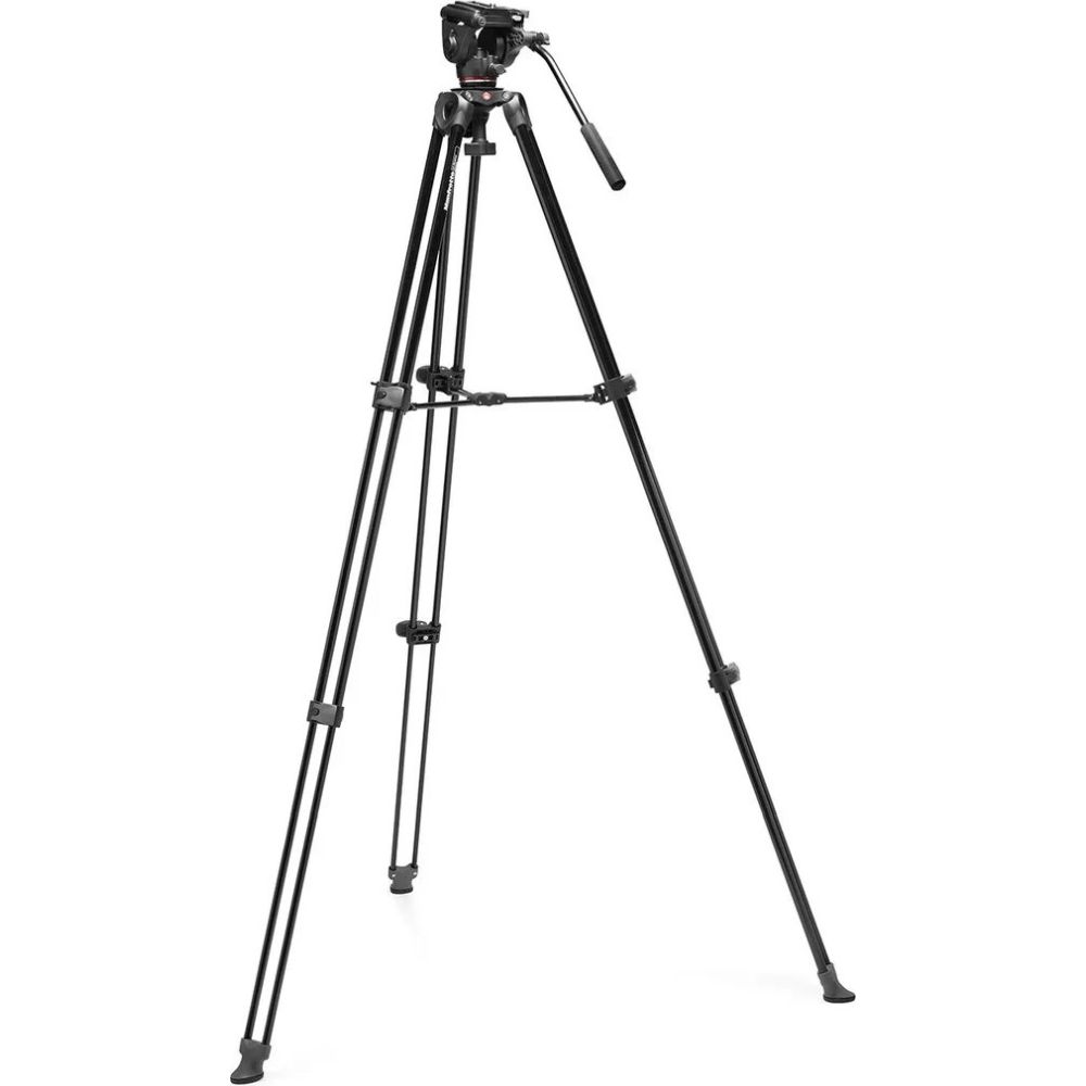 Manfrotto 500X & Doppelbein-Aluminium-Videosystem
