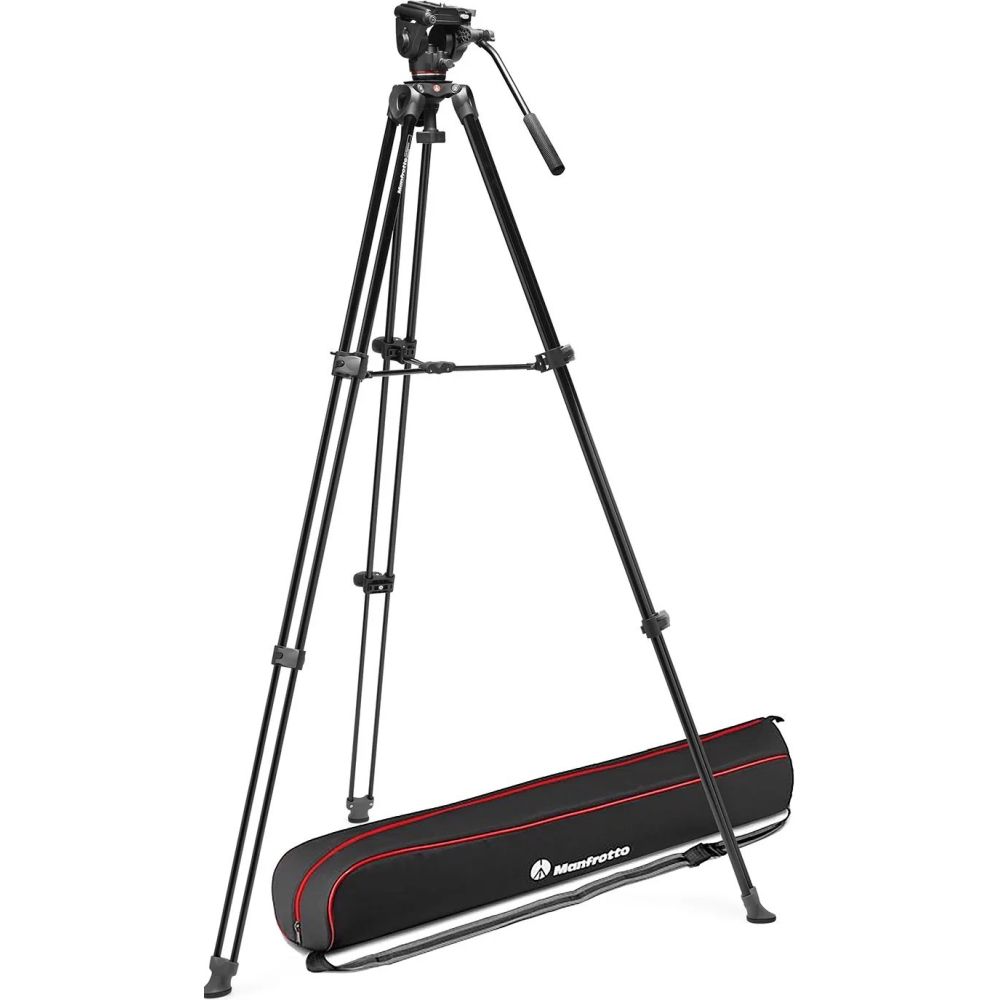 Manfrotto 500X & Doppelbein-Aluminium-Videosystem