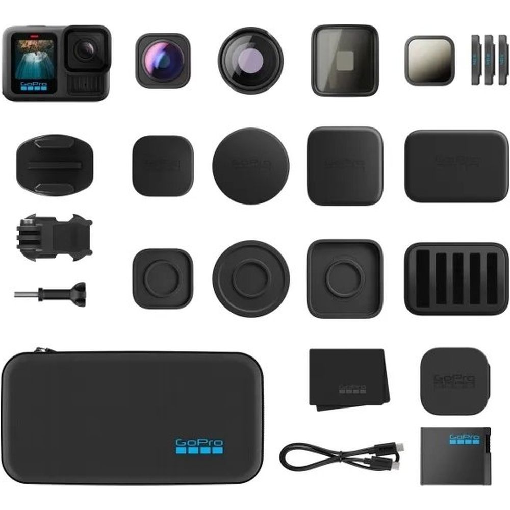 GoPro HERO13 Schwarz + Objektiv-Kollektion