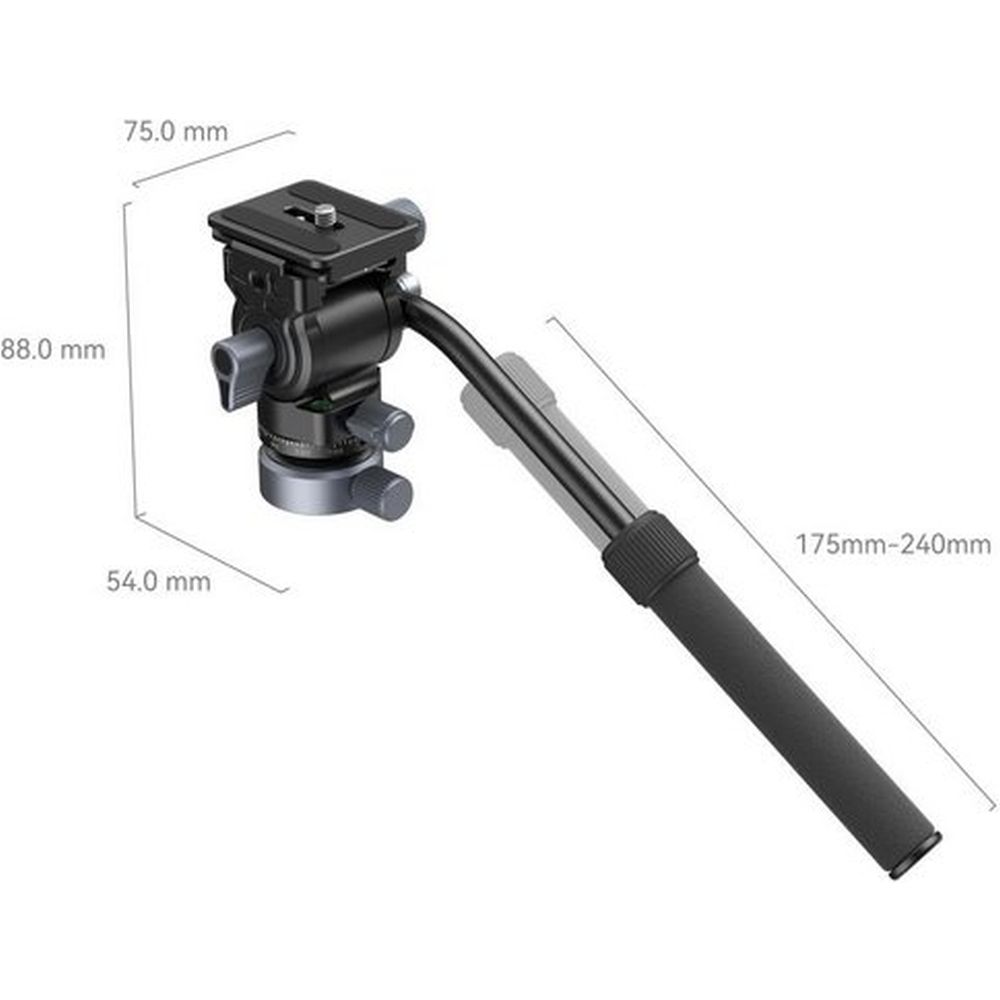 SmallRig 4170B Videokopf-Montageplatte mit Nivelliersockel CH2