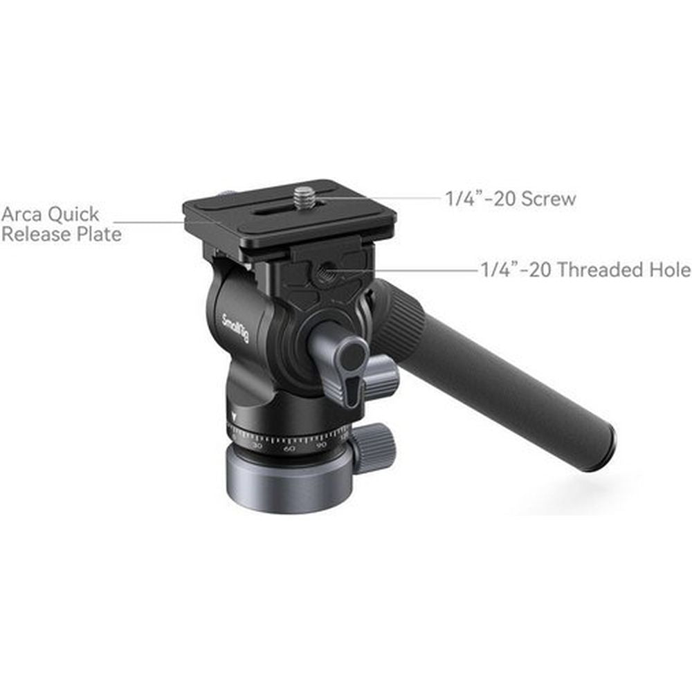 SmallRig 4170B Videokopf-Montageplatte mit Nivelliersockel CH2