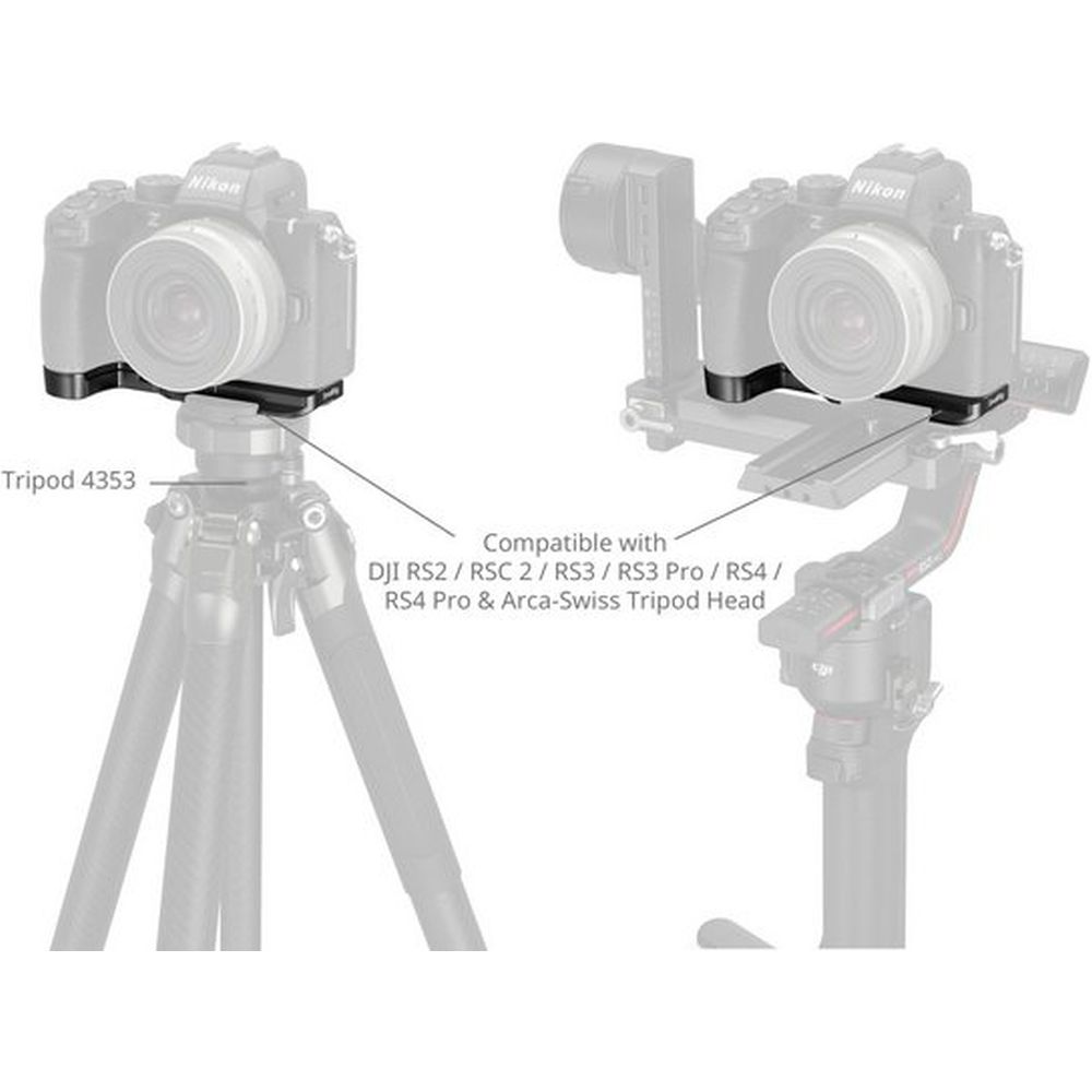 SmallRig 4981B Grundplatte für Nikon Z50II