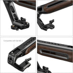 SmallRig 5251 Oberer Holzgriff mit NATO-Klemme
