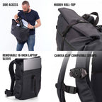 Shimoda Backpack Side Street 28 Starter Kit - anthracite - 520-382