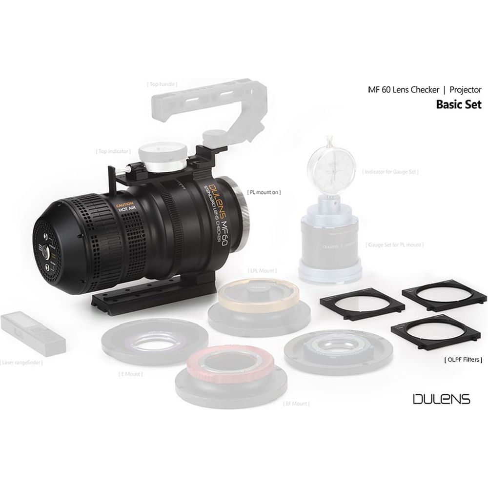 Dulens MF60 Objektiv Checker | Projektor Basis Set