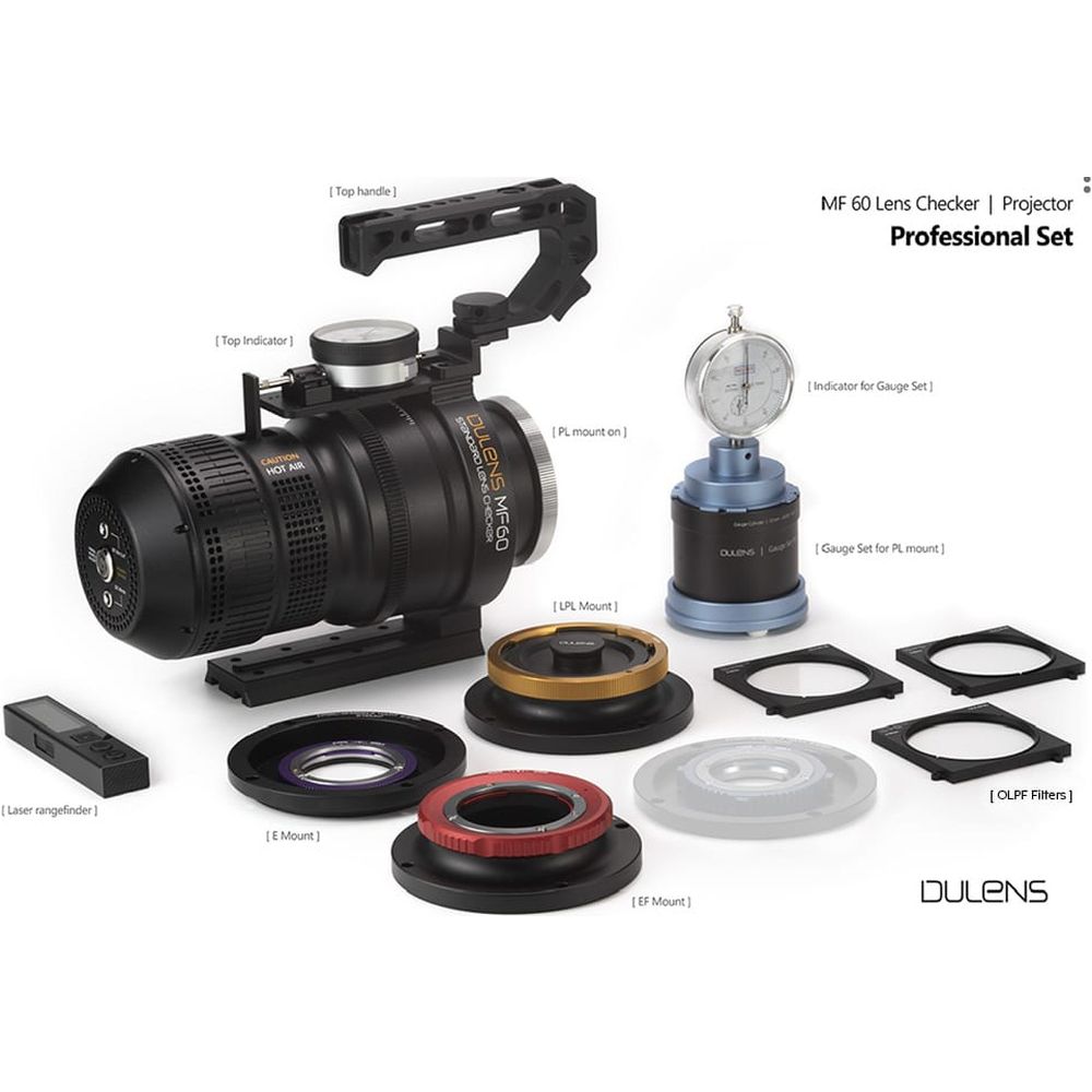Dulens MF60 Objektiv Checker | Projektor Pro Set
